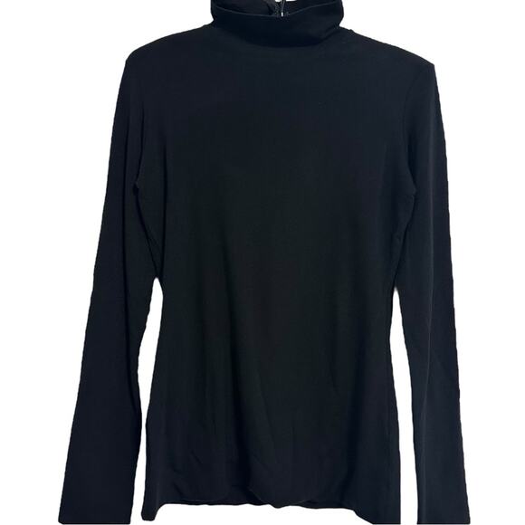 The Row Dembe Sweater Top in Black size XS Mock Turtleneck - Picture 5 of 9